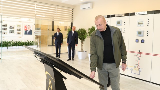 İlham Əliyev Laçında “Qorçu” yarımstansiyasının açılışında iştirak edib -FOTOLAR