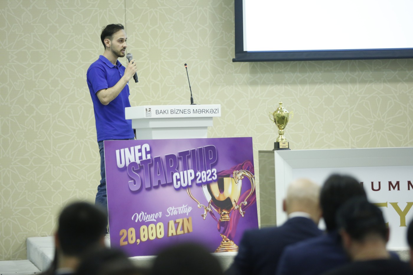 "UNEC Startup Cup" yarışının qalibi 20 min manat mükafat qazandı - FOTOLAR