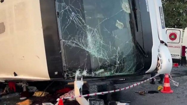 İsraildə avtobus aşdı,xeyli sayda yaralı var