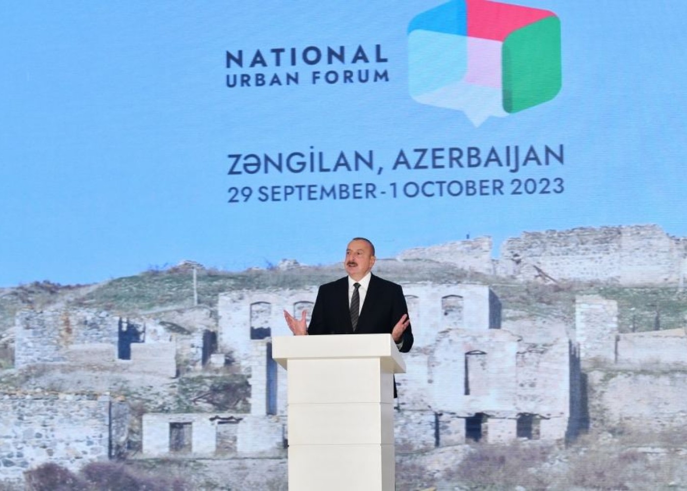 "Zəngilan məscidinin inşası yekunlaşır"- Prezident