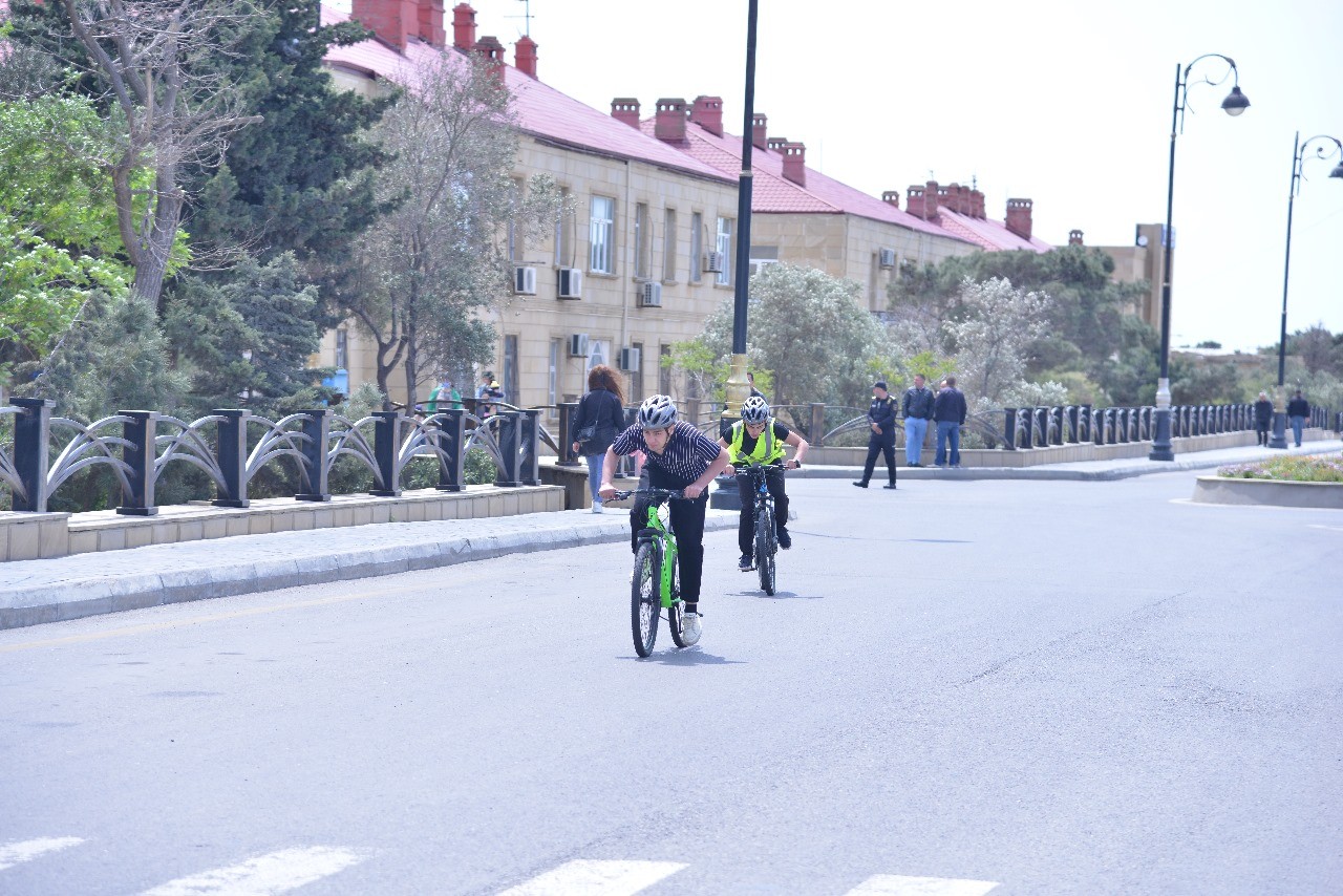 YAP Qaradağ rayon təşkilatı velosiped yarışı keçirdi - FOTOLAR