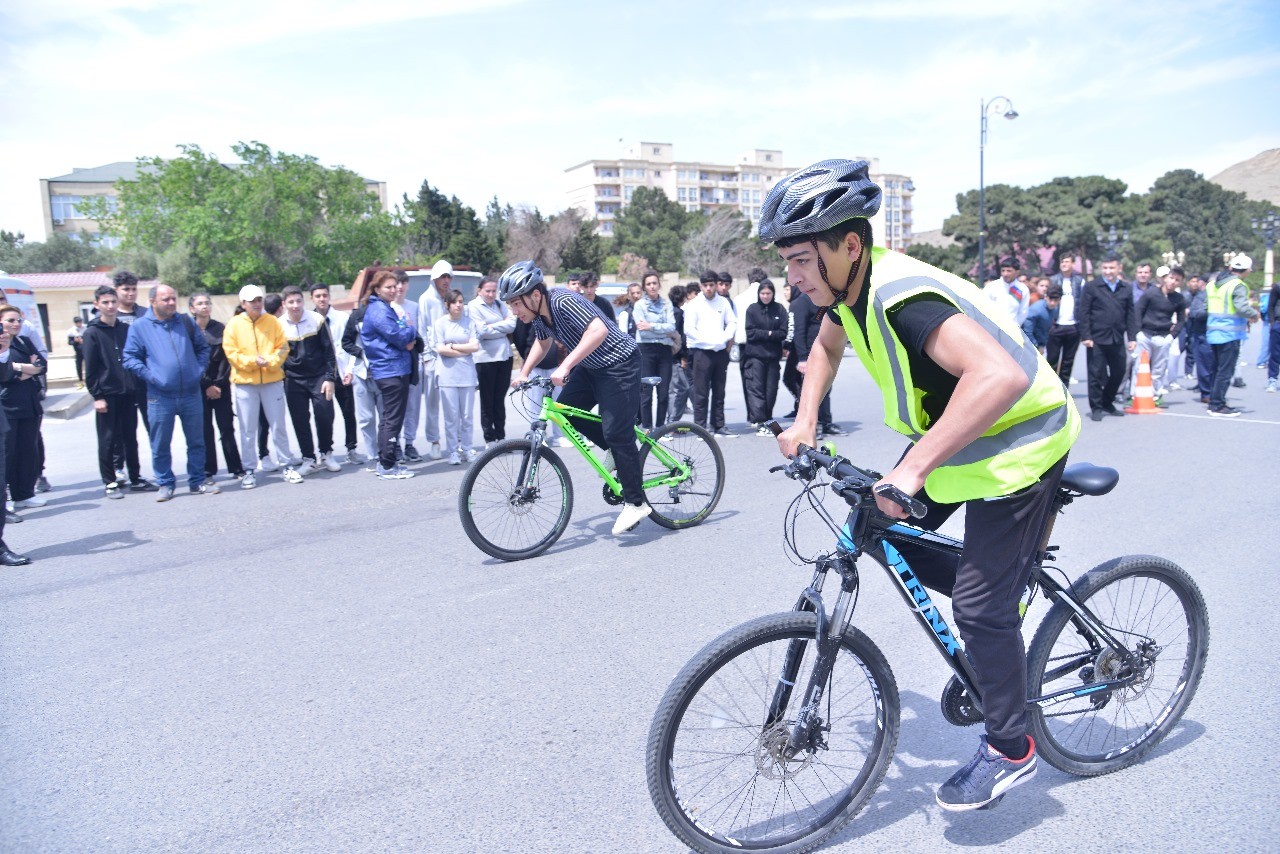 YAP Qaradağ rayon təşkilatı velosiped yarışı keçirdi - FOTOLAR