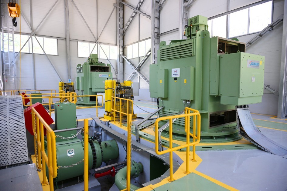 İlham Əliyev Laçında su elektrik stansiyalarının açılışında - FOTOLAR