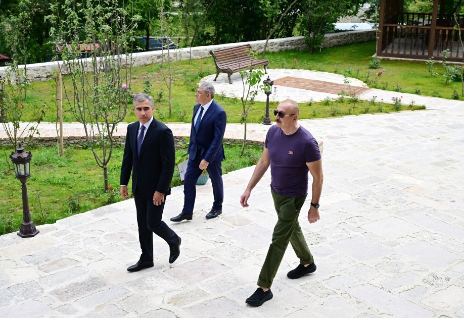 Anar Ələkbərov Prezidentə görülmüş işlər barədə məlumat verdi - FOTOLAR
