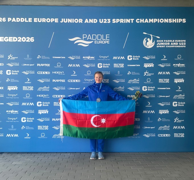 Kanoeçimiz Avropa çempionatında gümüş medal qazandı - FOTOLAR