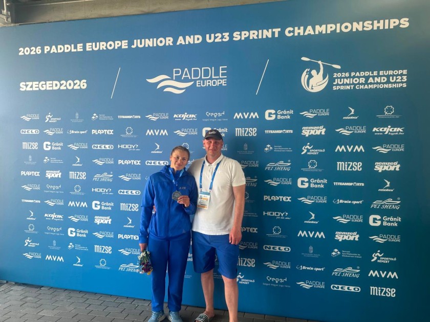 Kanoeçimiz Avropa çempionatında gümüş medal qazandı - FOTOLAR