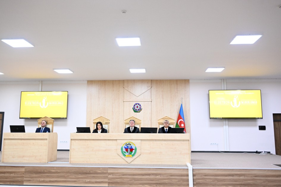 Ermənistan vətəndaşlarının məhkəməsi prokurorların çıxışları ilə davam etdirilib - FOTOLAR