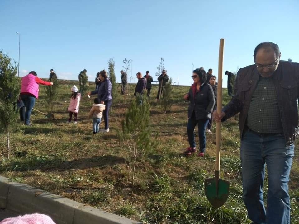 Ağac əkək kampaniyasına jurnalistlər də qoşuldu - FOTOLAR