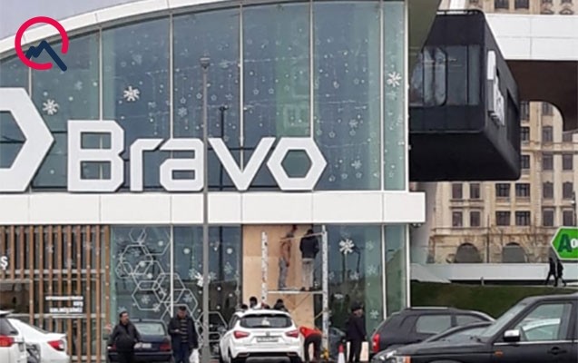 Bakıda “Audi” “Bravo”ya girdi - FOTO-VİDEO