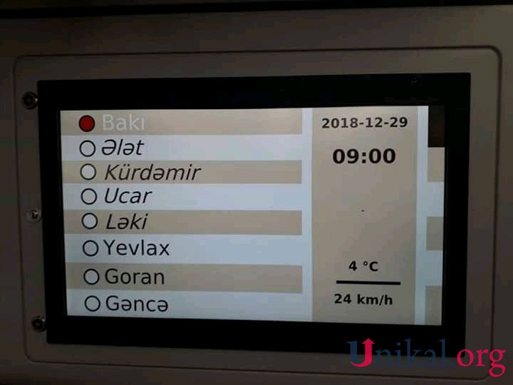 Bakıdan Gəncəyə ilk sürət qatarı hərəkətə başladı - FOTOLAR