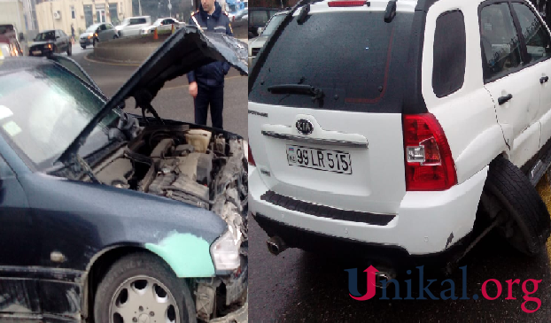 Bakıda xanım polis kapitanı qəzaya düşdü – (FOTO - VİDEO)