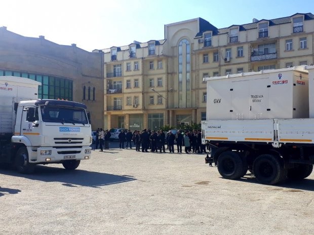 “Azərişıq” ASC növbəti karvanını Xəzər rayonuna yola saldı - FOTOLAR