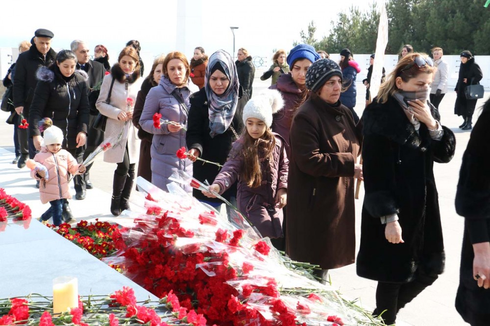 Sumqayıtda Xocalı yürüşü - FOTO