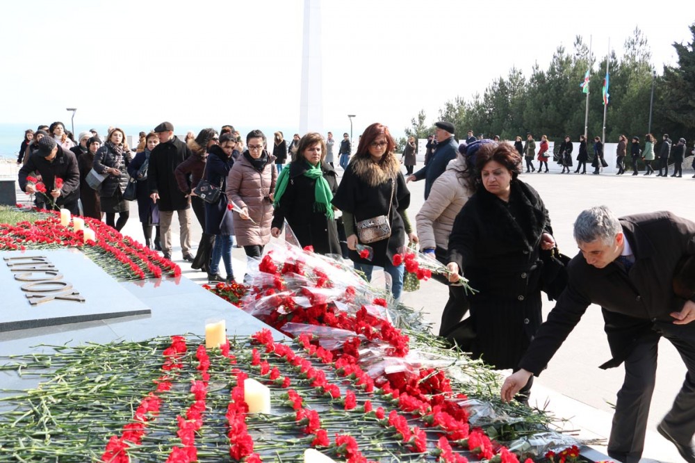 Sumqayıtda Xocalı yürüşü - FOTO