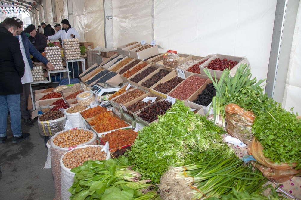 Bakıda bayram yarmarkaları açıldı - FOTOLAR