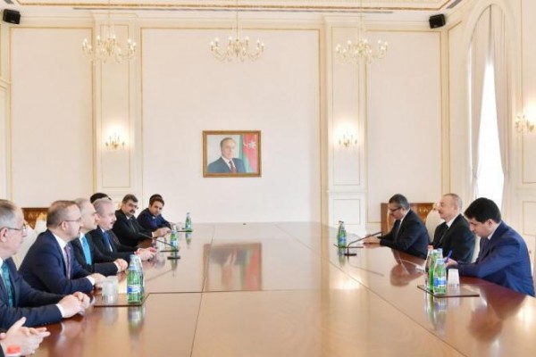 İlham Əliyev parlament sədrini qəbul etdi 