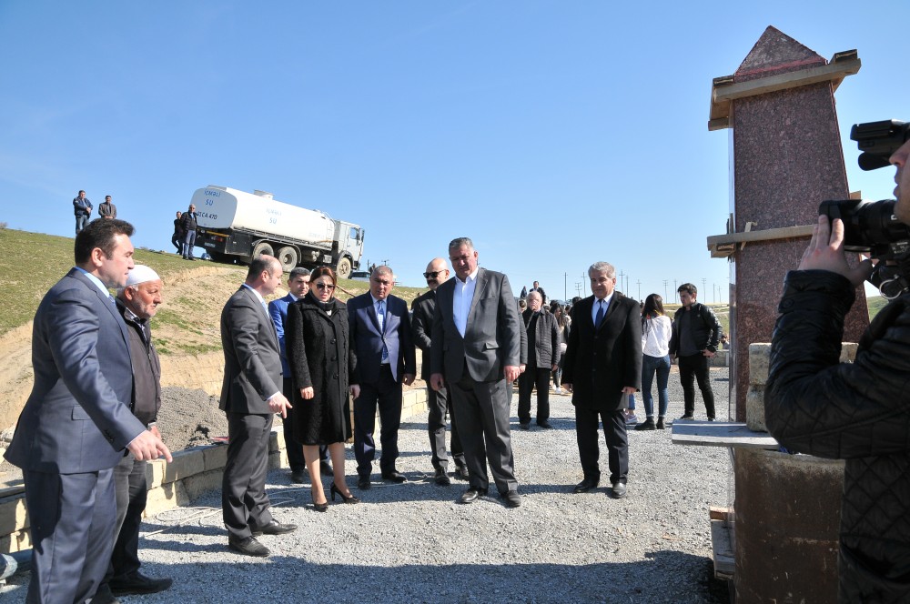 Abşeronda “Türk şəhidliyi” abidəsi inşa olunur - FOTOLAR