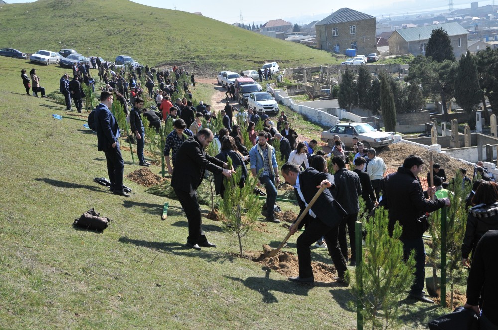 Abşeronda “Türk şəhidliyi” abidəsi inşa olunur - FOTOLAR