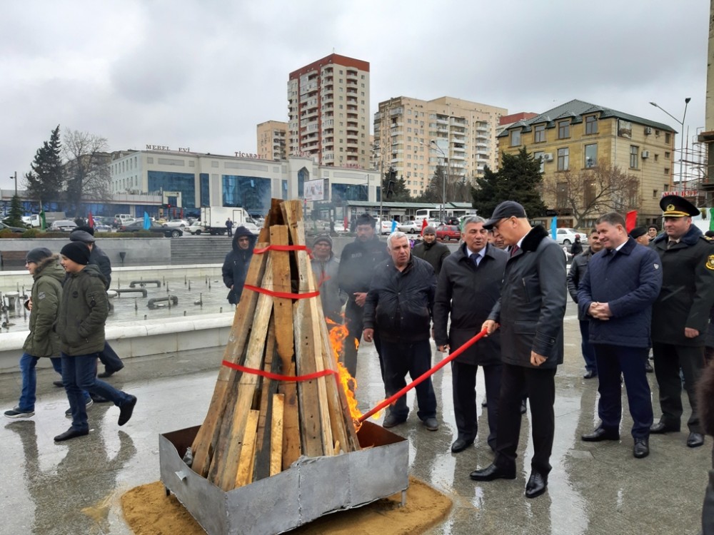 Nizami rayonunda İlaxır çərşənbə qeyd edildi - FOTOLAR