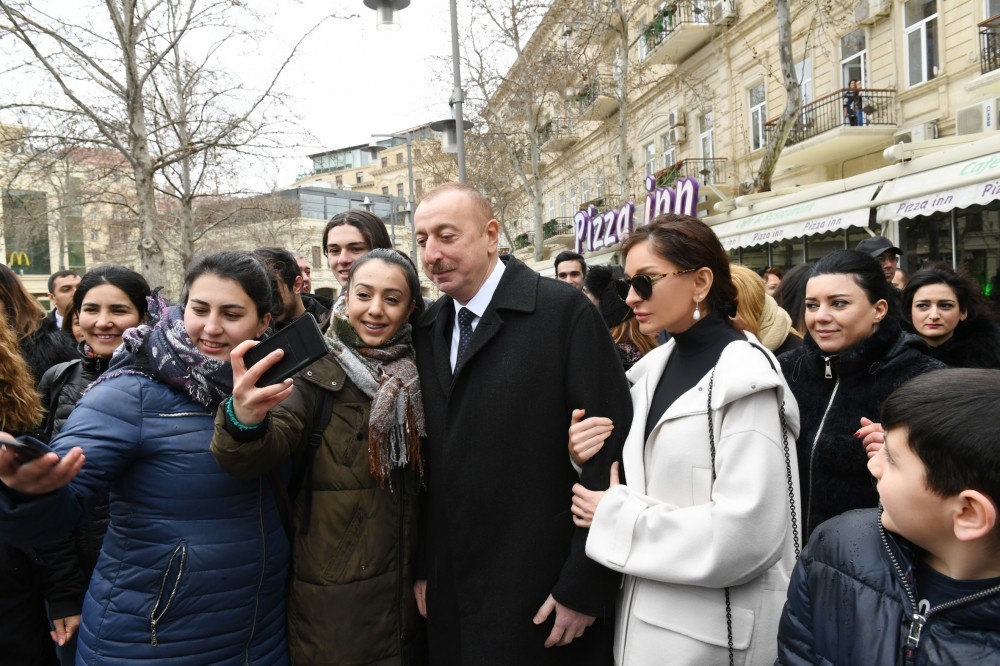 Bakıda keçirilən Novruz şənliyindən maraqlı - FOTOLAR