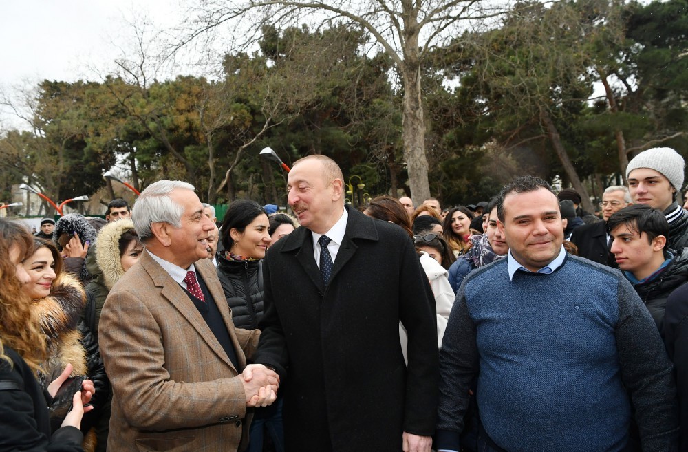 Bakıda keçirilən Novruz şənliyindən maraqlı - FOTOLAR