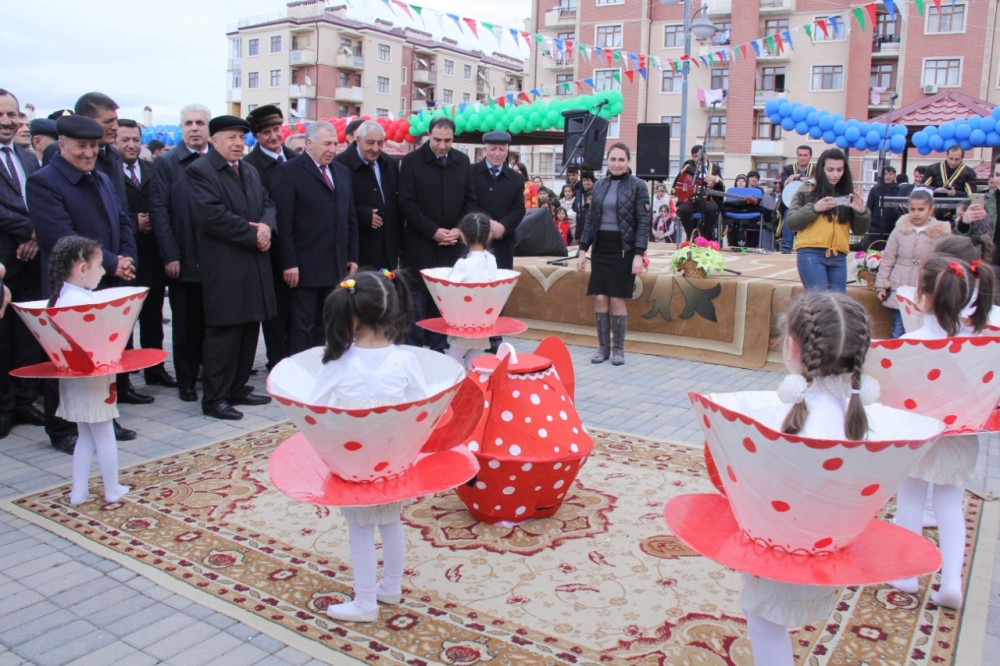 Məcburi köçkün qəsəbələrində Novruz şənlikləri keçirilib - FOTOLAR