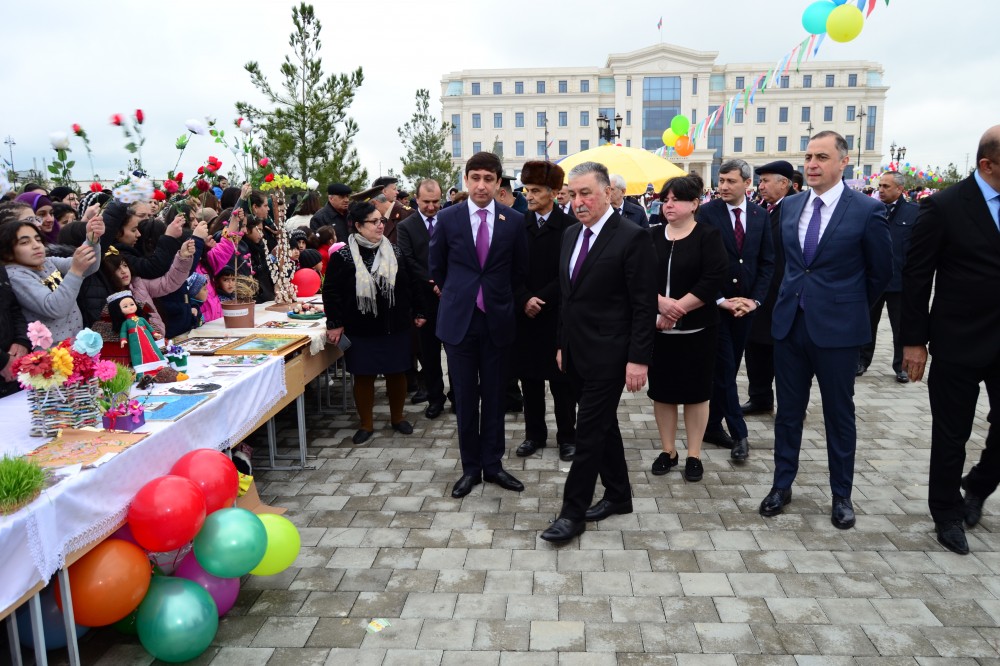 Ağdaşda bayram tədbiri keçirildi - FOTO