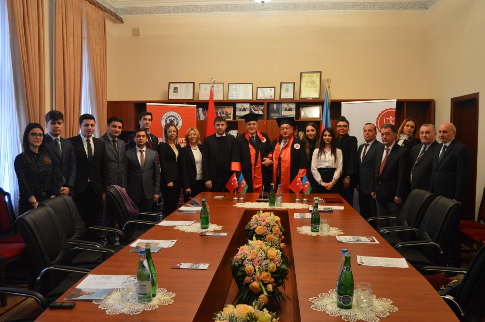 Kooperasiya Universiteti və İstanbul Aydın Universiteti arasında protokol imzalanıb - FOTO