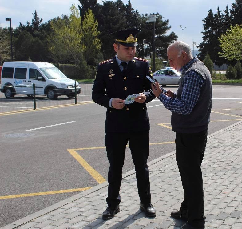 Yol polisi və Avtovağzal birgə maarifləndirici tədbir keçirdi - FOTO