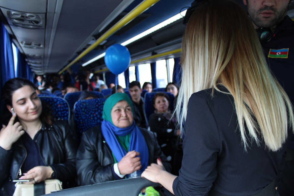 Yol polisi və Avtovağzal birgə maarifləndirici tədbir keçirdi - FOTO