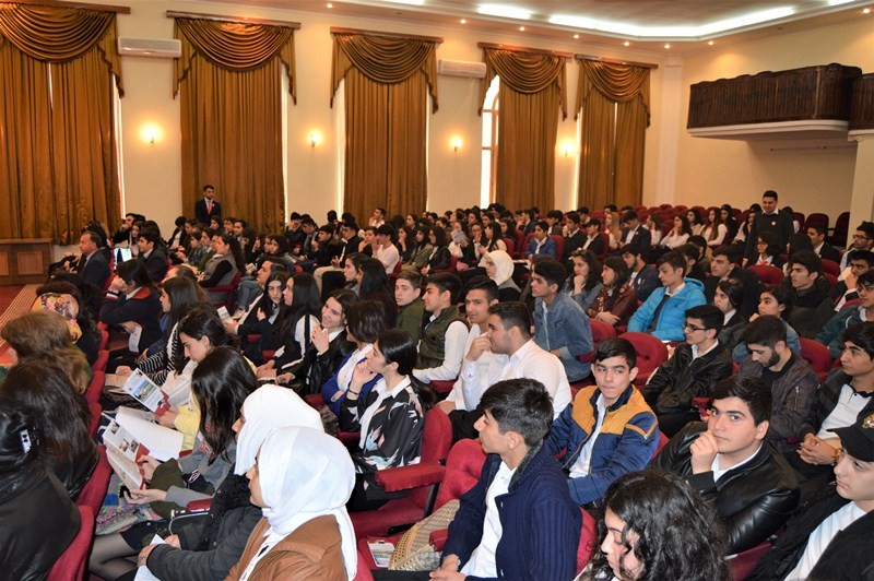  "Bir gün tələbə olmaq fürsəti" adlı layihənin açılışı olub - FOTO