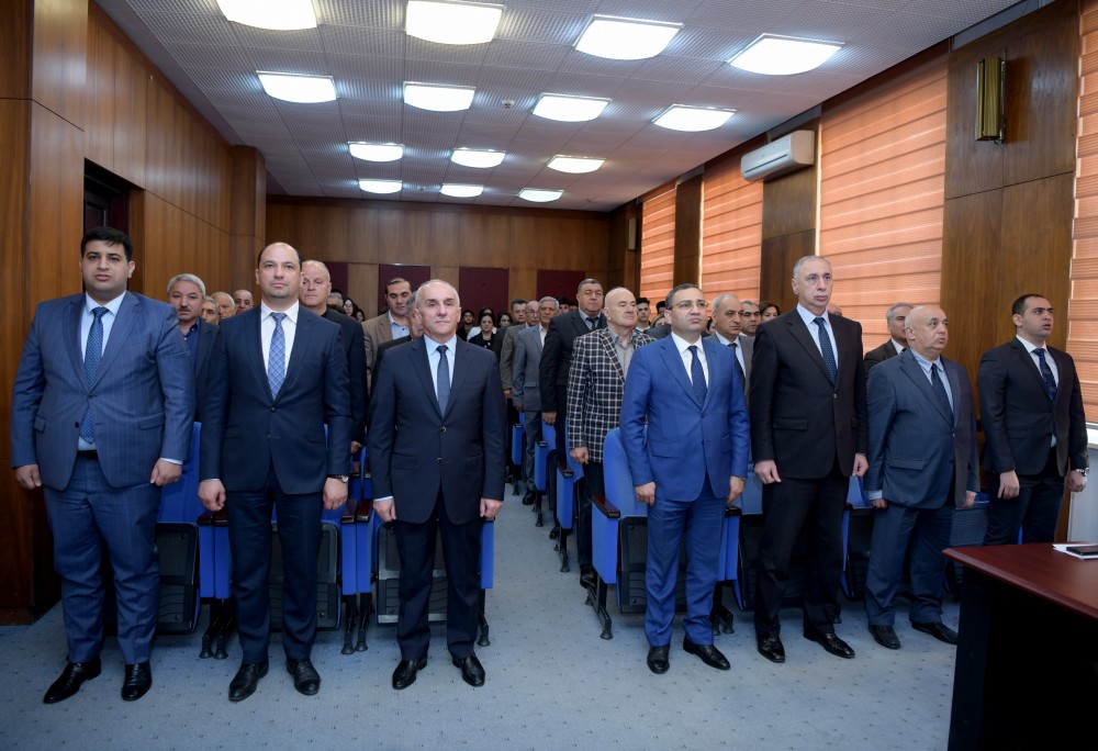 ADNSU-da tədbir keçirildi - Ulu öndərlə bağlı (FOTO)