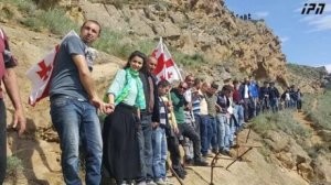 Gürcülər Azərbaycan sərhədində təxribata əl atdı - monastırı əhatəyə aldılar (FOTOLAR)