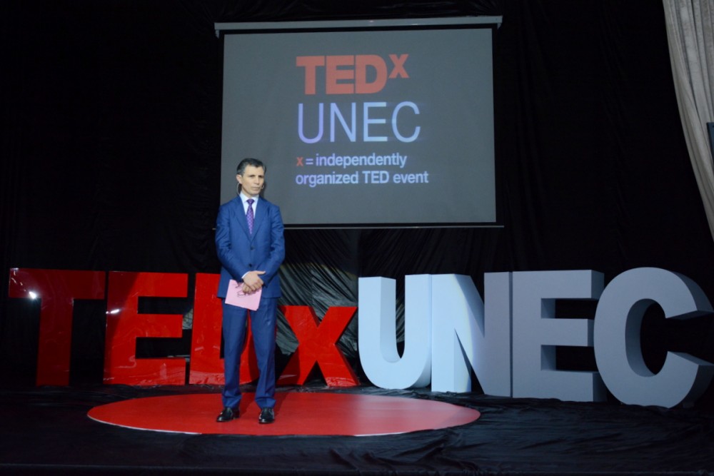 UNEC-də Heydər Əliyevə həsr olunan ilk TEDx konfransı keçirildi - FOTOLAR