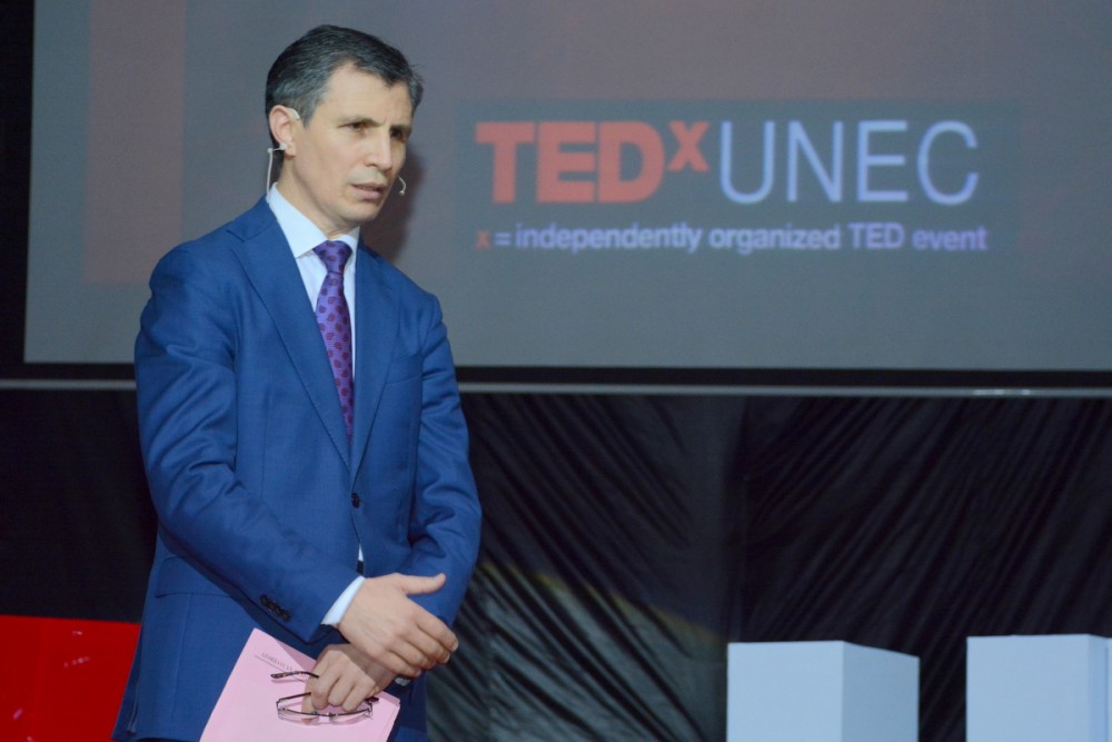 UNEC-də Heydər Əliyevə həsr olunan ilk TEDx konfransı keçirildi - FOTOLAR