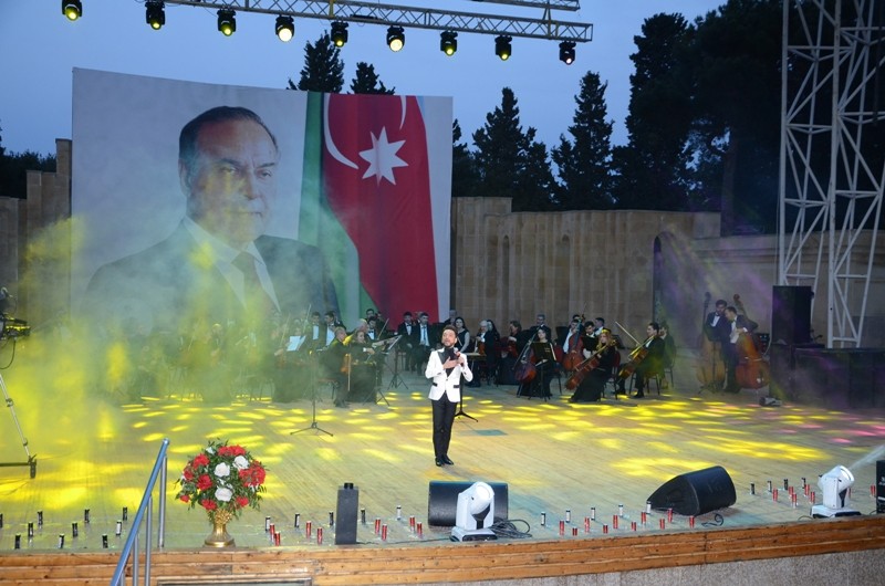 Yaşıl Teatrda təntənəli konsert keçirilib - FOTO