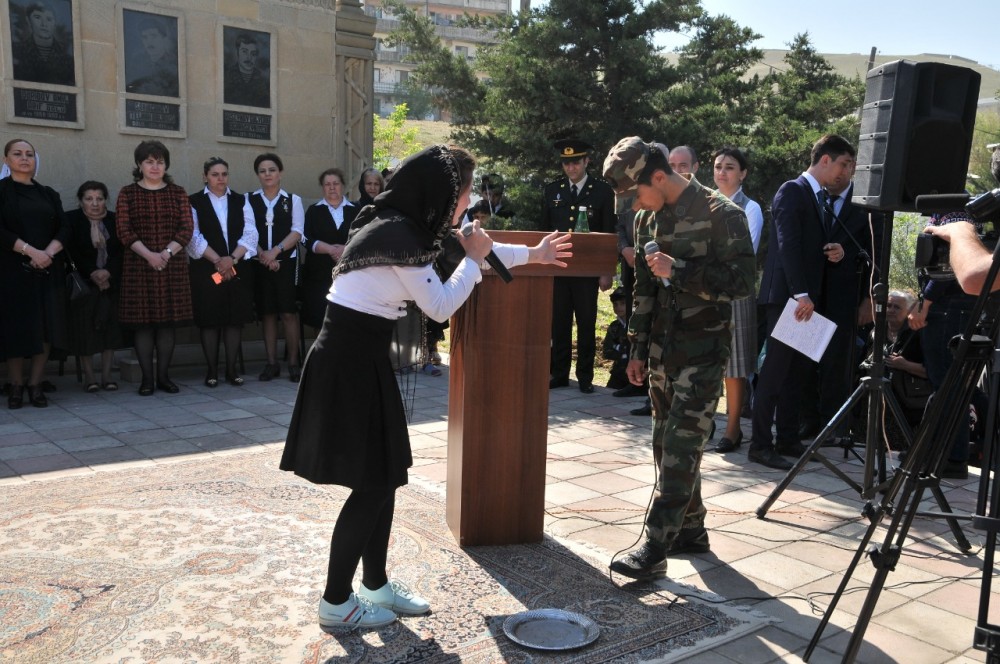 Abşeronda şəhidlərin xatirəsi yad edilib - FOTO