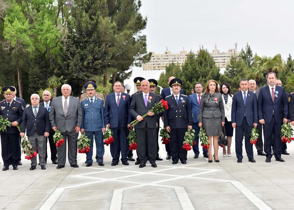 Sumqayıtda Ümummilli Lider Heydər Əliyevin xatirəsi anıldı - FOTO