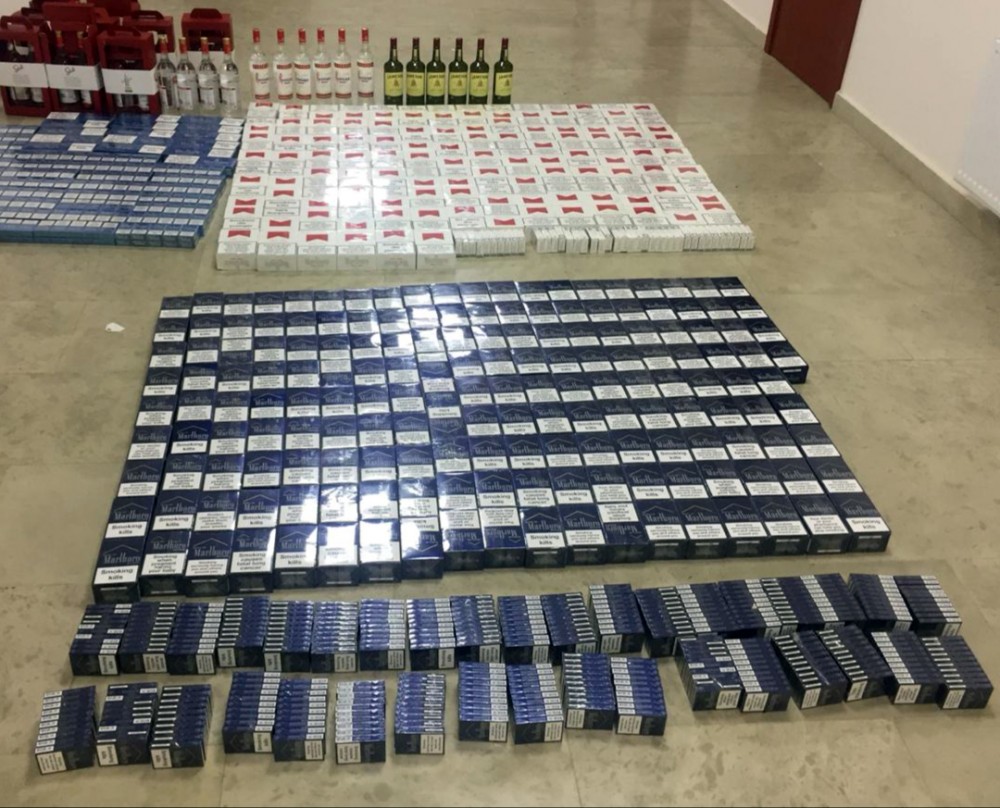 73.800 siqaret və 30 ədəd spirtli içkilər aşkar olundu 