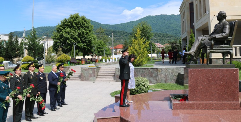 Zaqatalada “Vətənin müdafiəsinə hazıram!” devizi altında kütləvi tədbir keçirilib 