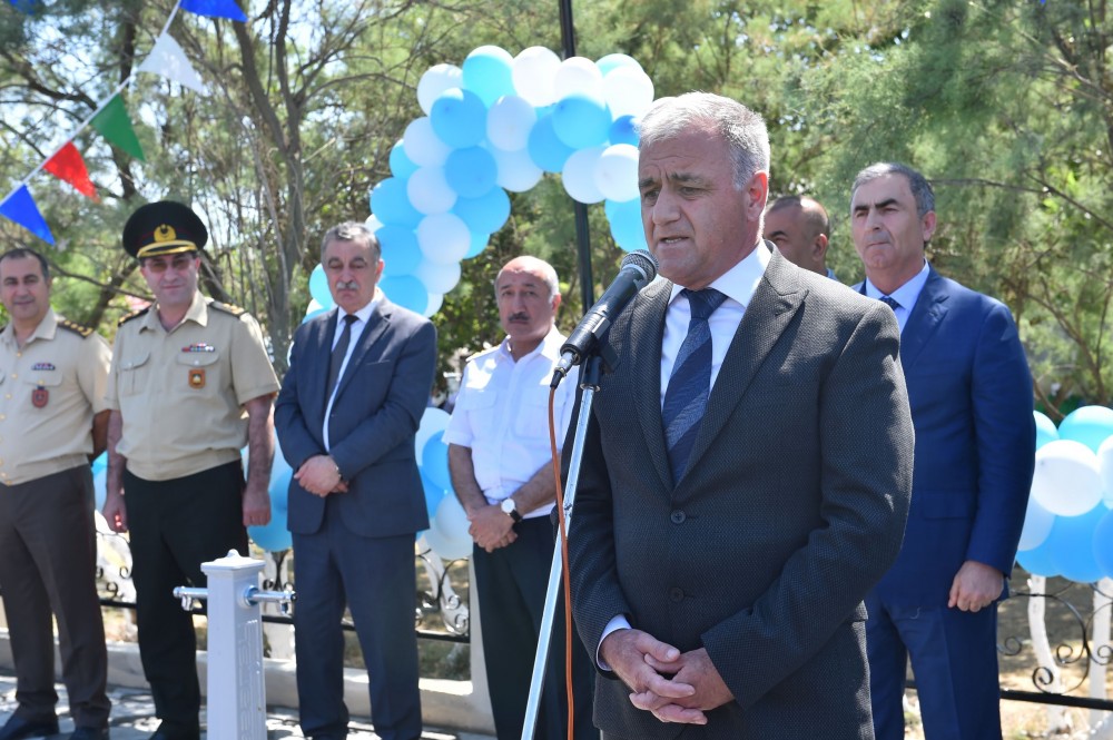 Babazanlıda yeni içməli su təchizatı sistemləri istismara verildi - FOTOLAR