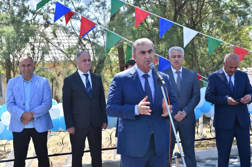 Babazanlıda yeni içməli su təchizatı sistemləri istismara verildi - FOTOLAR