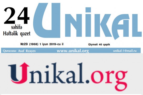 “Unikal” qəzeti və “Unikal.org” xəbər portalının 9 yaşı tamam oldu