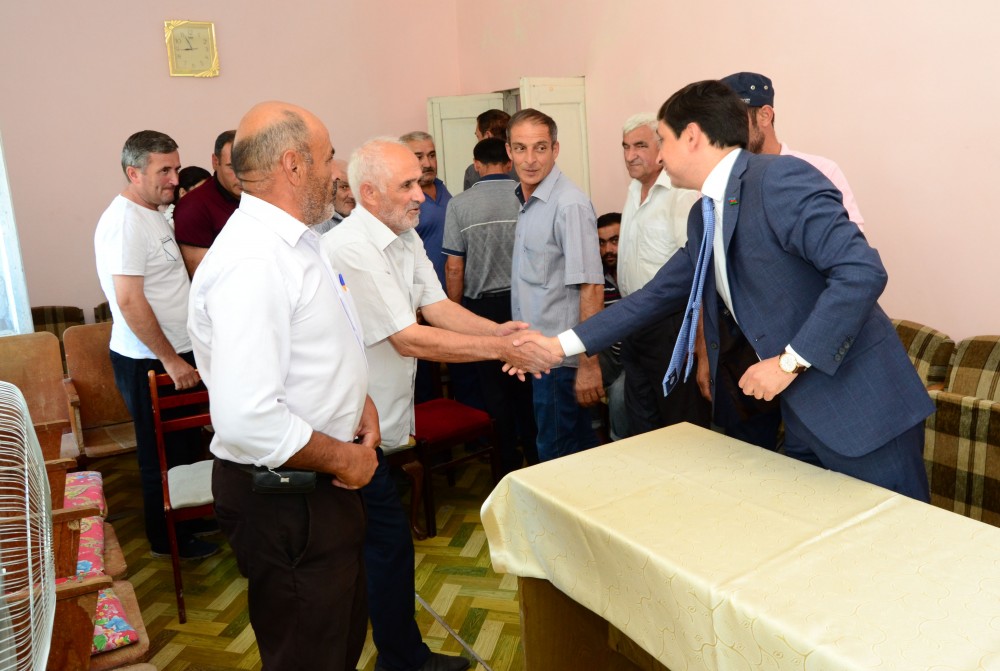 Cavid Osmanov Hapıtlı kəndində görüş keçirdi - FOTO