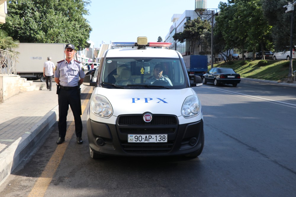 Bakıda polis genişmiqyaslı tədbirlərə başladı (Fotolar)