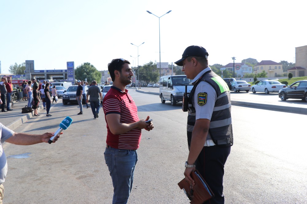 Bakıda polis genişmiqyaslı tədbirlərə başladı (Fotolar)