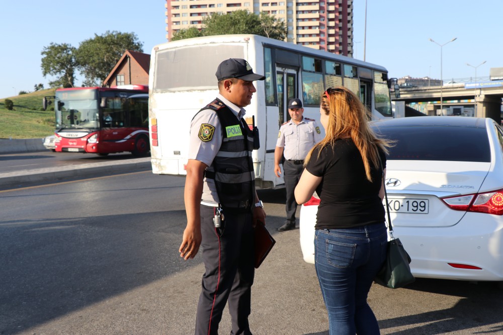 Bakıda polis genişmiqyaslı tədbirlərə başladı (Fotolar)