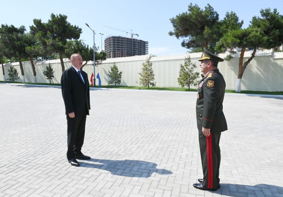 Prezident Cəmşid Naxçıvanski adına Hərbi Liseydə - FOTOLAR