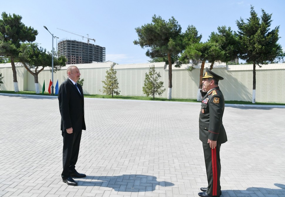 Prezident Cəmşid Naxçıvanski adına Hərbi Liseydə - FOTOLAR