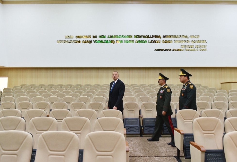 Prezident Cəmşid Naxçıvanski adına Hərbi Liseydə - FOTOLAR